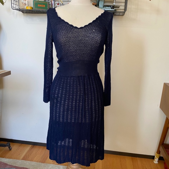Sparrow sheer sweater dress - Picture 2 of 13